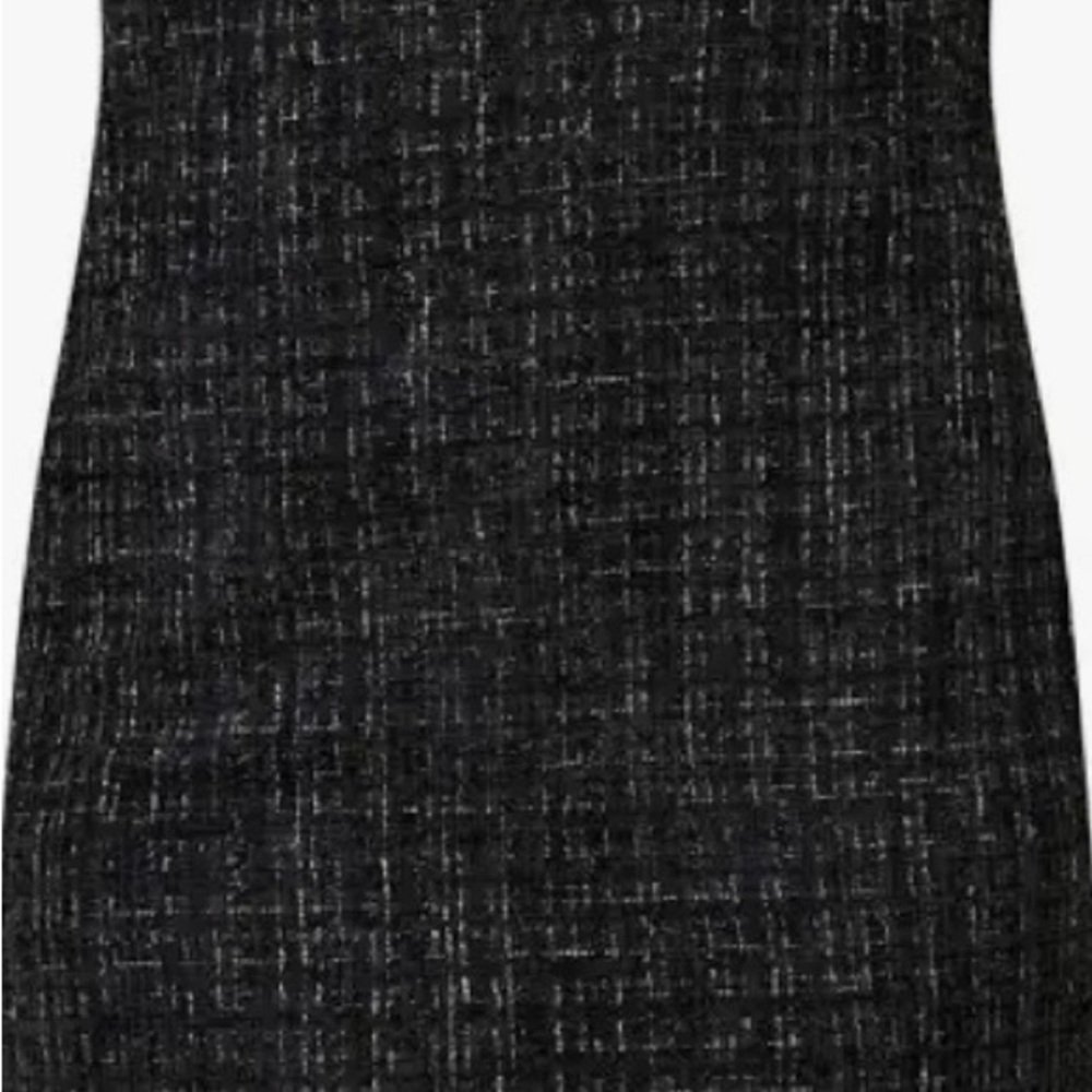 Ann Taylor tweed midi dress